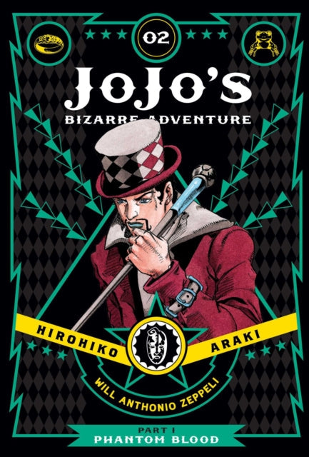 JoJo's Bizarre Adventure Part 1 Phantom Blood Vol 2 manga cover.