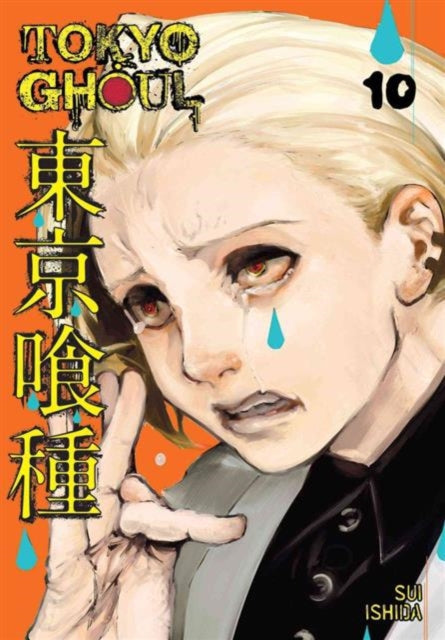 Tokyo Ghoul, Vol. 10 manga cover featuring a crying character.
