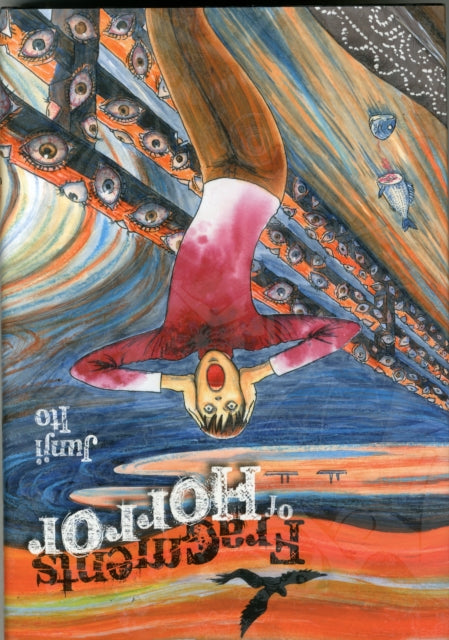 Fragments of Horror manga cover by Junji Ito featuring a screaming person and eyes.