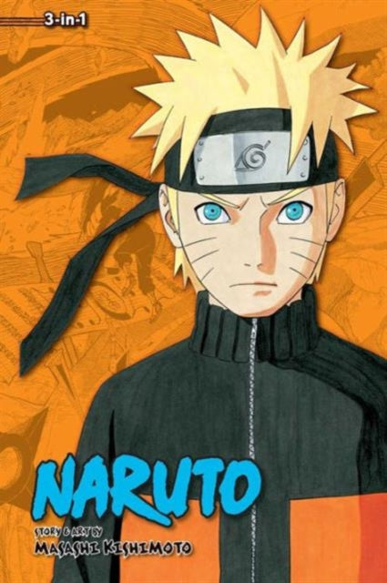 Naruto (3-in-1 Edition), Vol. 15 manga cover featuring Naruto Uzumaki.