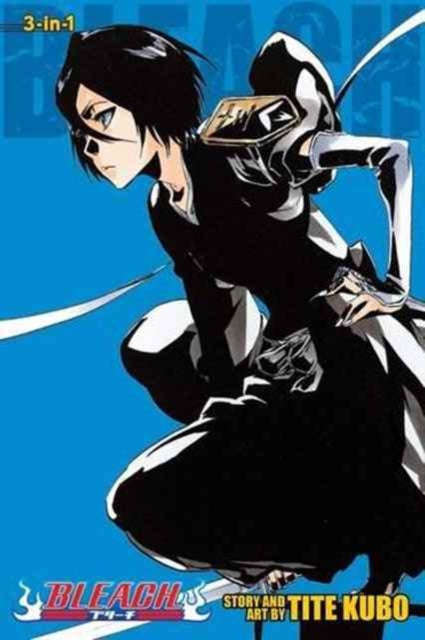 Bleach 3-in-1 Edition Vol. 18 manga cover featuring Rukia Kuchiki.