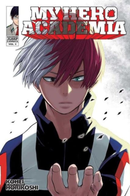 My Hero Academia, Vol. 5 manga cover featuring Shoto Todoroki.