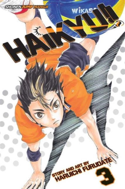 Haikyu!! Vol. 3 manga cover featuring Shoyo Hinata.