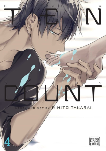 Ten Count, Vol. 4 manga cover featuring an anime-style illustration.