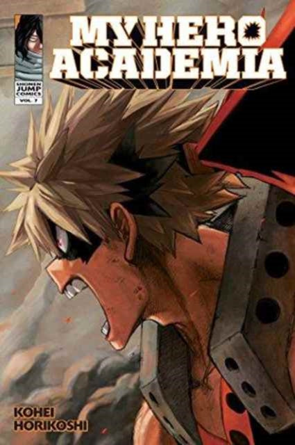 My Hero Academia, Vol. 7 manga cover featuring Bakugo.