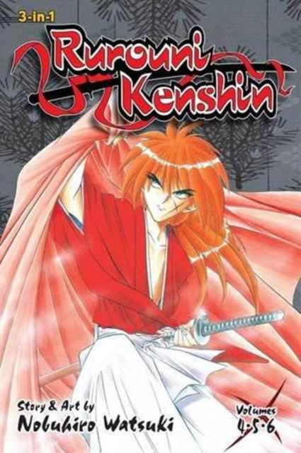Rurouni Kenshin 3-in-1 Vol. 2 manga cover featuring Kenshin Himura.