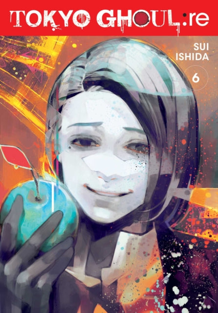 Tokyo Ghoul: re, Vol. 6 manga cover featuring a character holding an apple.