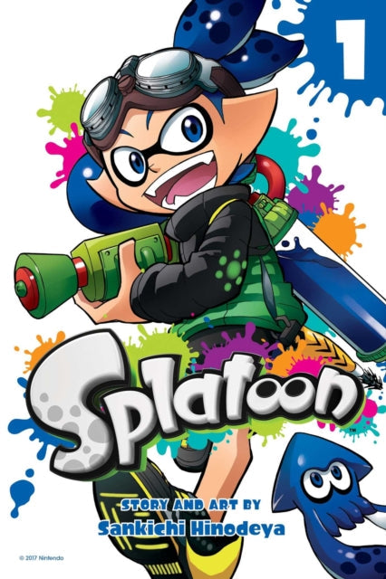 Splatoon, Vol. 1 manga cover featuring an Inkling character.