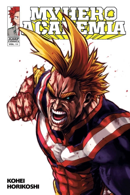 My Hero Academia, Vol. 11 manga cover featuring a close-up of All Might.