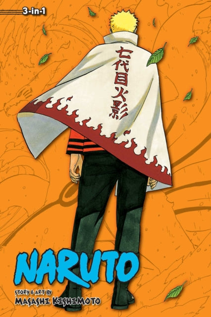 Naruto 3-in-1 Vol 24 cover art featuring Naruto in his Hokage cloak.