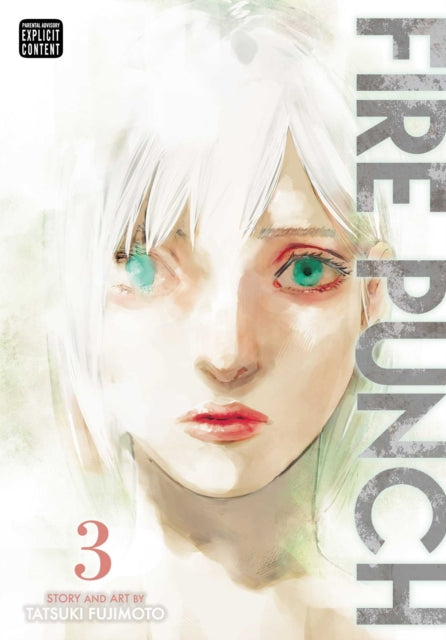 Fire Punch, Vol. 3 manga cover featuring a close-up of a character's face.