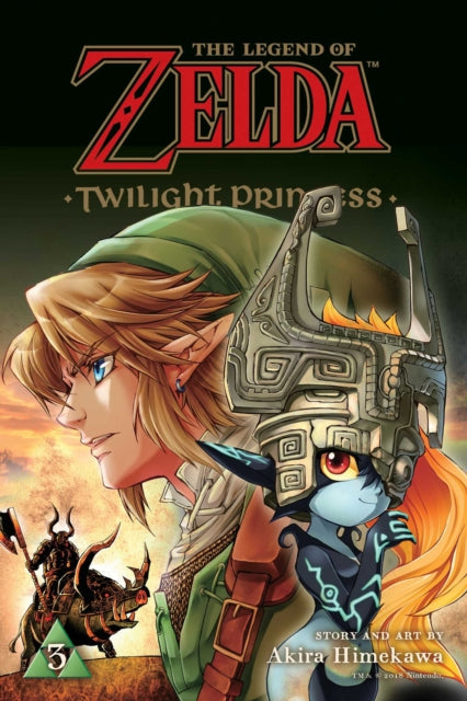 The Legend of Zelda Twilight Princess Vol 3 manga cover features Link and Midna.
