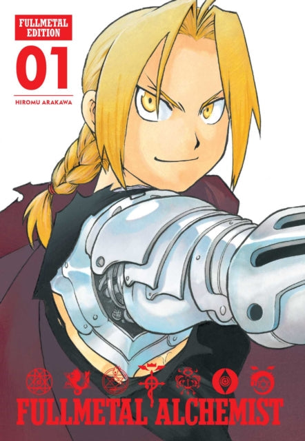 Fullmetal Alchemist: Fullmetal Edition, Vol. 1 manga cover featuring Edward Elric.