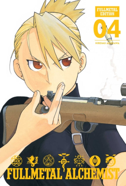 Fullmetal Alchemist: Fullmetal Edition, Vol. 4 manga cover featuring Riza Hawkeye.