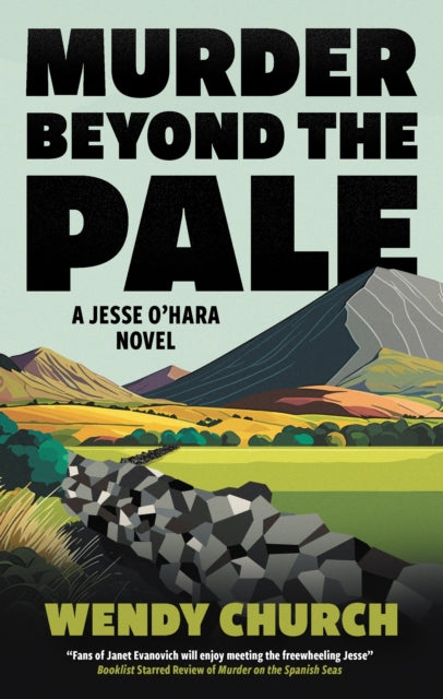Murder Beyond the Pale book cover with a landscape illustration.