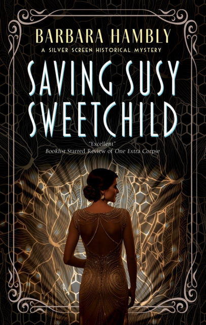 Saving Susy Sweetchild book cover with a woman in a gold dress.