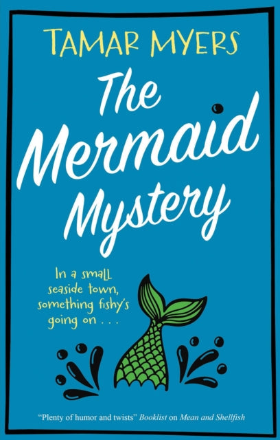 The Mermaid Mystery book cover with a mermaid tail and bubbles.