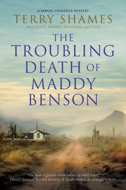 The Troubling Death of Maddy Benson book cover featuring a desert landscape.