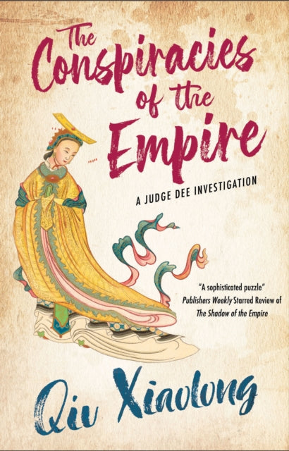 The Conspiracies of the Empire book cover featuring an illustration of a woman in traditional Chinese attire.