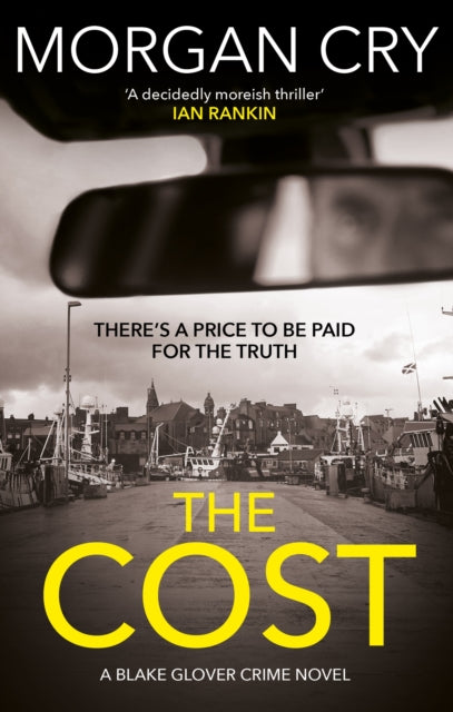 The Cost book cover featuring a harbor scene and the title in large yellow letters.