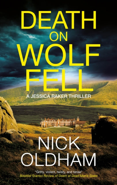 Death on Wolf Fell book cover with a dramatic landscape and title.