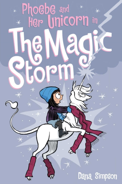 Phoebe and Her Unicorn in the Magic Storm book cover.