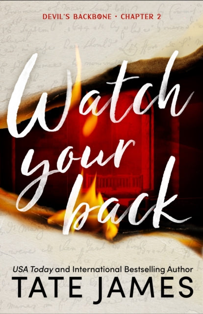 Book cover for "Watch Your Back" by Tate James.