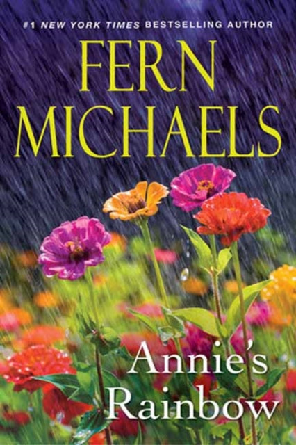 Annie's Rainbow book cover with flowers in the rain