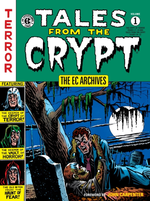The Ec Archives: Tales From The Crypt Volume 1 comic book cover featuring horror art.