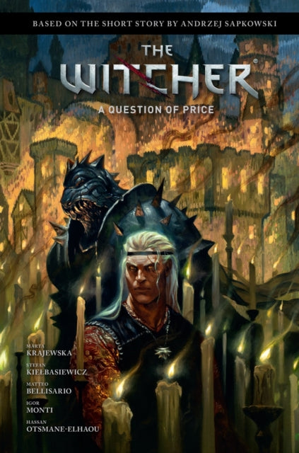 The Witcher: A Question of Price comic cover featuring Geralt and a monster.