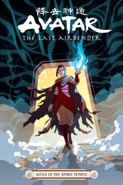 Avatar The Last Airbender Azula in the Spirit Temple comic cover art.
