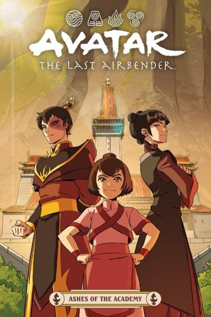Avatar The Last Airbender Ashes of the Academy comic cover with Zuko, Azula, and Mai.