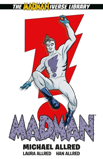 Madman Omnibus Volume 1 comic book cover featuring a superhero in a white costume.