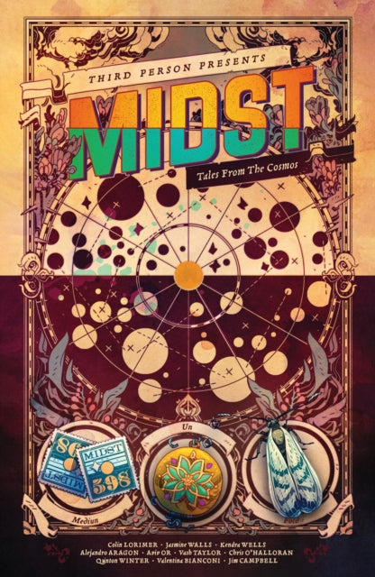 Midst: Tales from the Cosmos comic book cover with cosmic imagery.