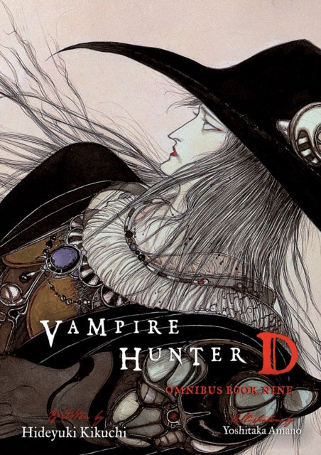 Vampire Hunter D Omnibus Book Nine cover art by Yoshitaka Amano.
