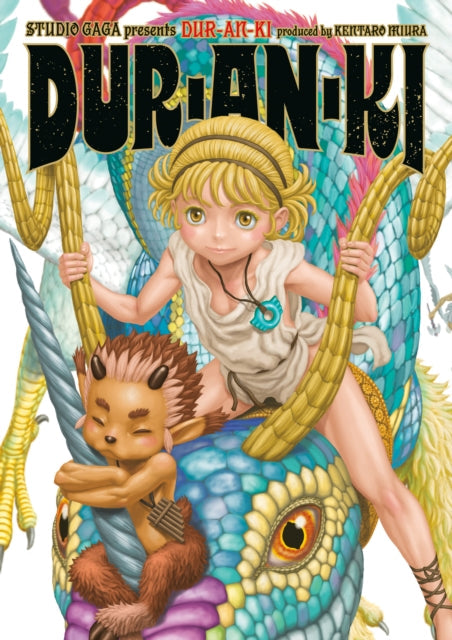 Dur-an-ki manga cover art featuring a girl and a creature on a dragon.