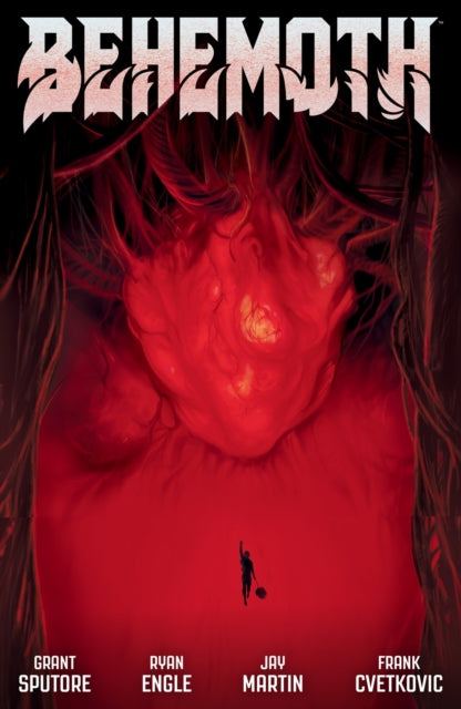 Behemoth comic cover with a large red heart-like creature and a small figure below.