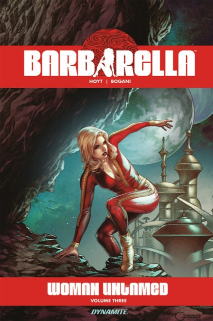 Barbarella: Woman Untamed V. 3 comic book cover featuring a woman in a red suit.