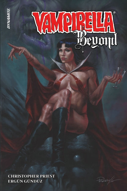 Vampirella: Beyond comic cover featuring Vampirella holding a glass.