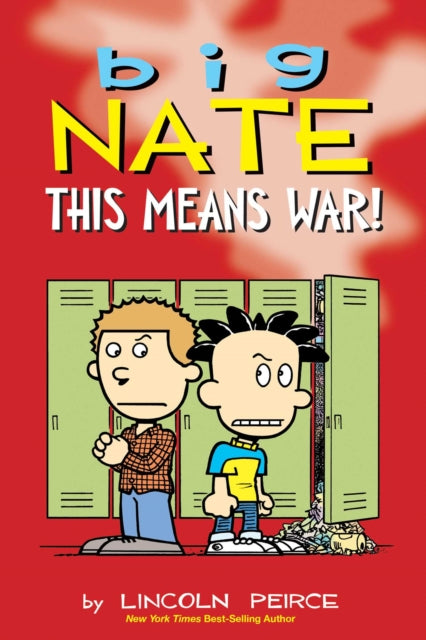 Big Nate: This Means War! book cover with Nate and Francis in front of lockers.