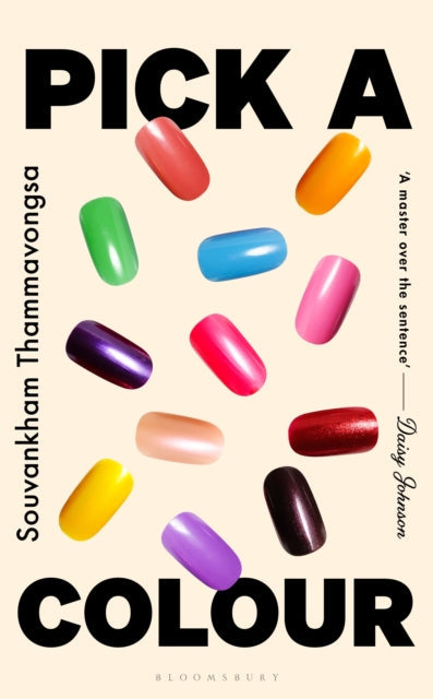 Book cover for Pick a Colour with nail polish colors.