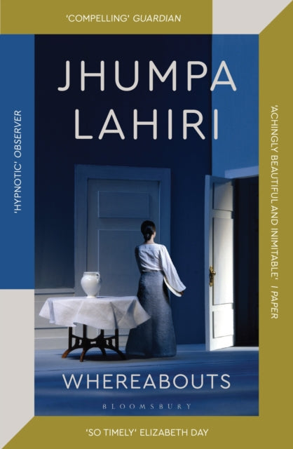 Book cover for Whereabouts by Jhumpa Lahiri.