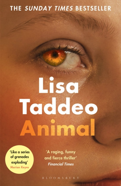 Book cover for Animal by Lisa Taddeo featuring a close-up of an eye.