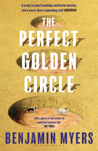 The Perfect Golden Circle book cover with text and images of hay bales.