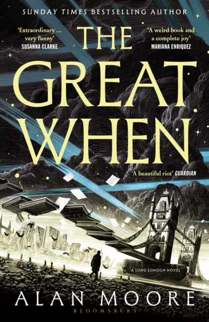 The Great When book cover with a surreal London cityscape.