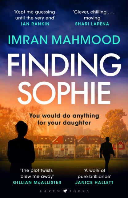 Finding Sophie book cover with a suburban street scene.