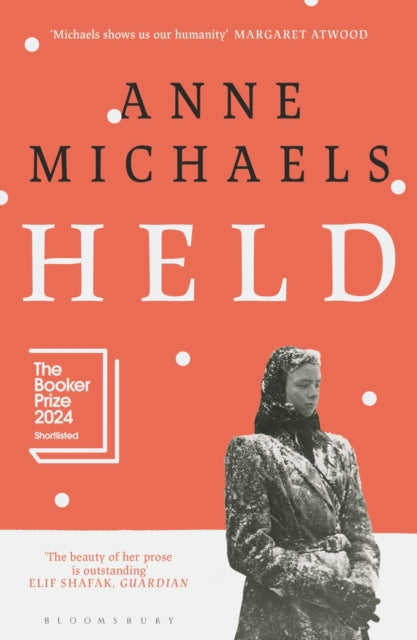 Book cover for "Held" by Anne Michaels, shortlisted for the Booker Prize 2024.