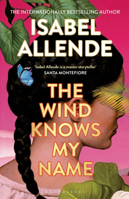 The Wind Knows My Name book cover featuring a woman with a butterfly.