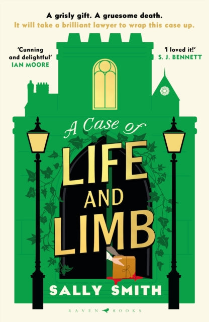 A Case of Life and Limb book cover with a green building and title.