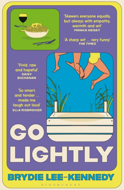 Book cover for Go Lightly by Brydie Lee-Kennedy with illustrations.